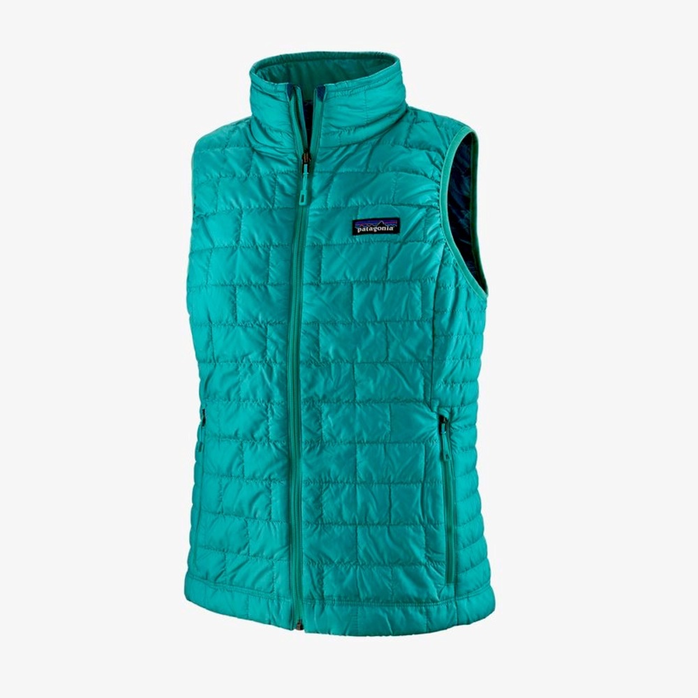 Patagonia Quilted Teal Vest Size Small